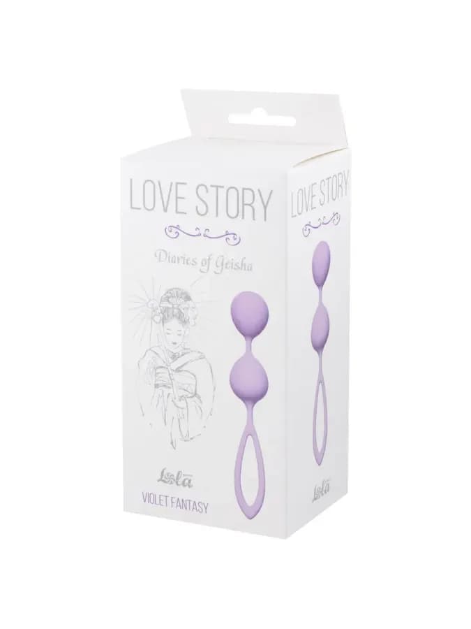 Вагинальные шарики Love Story Diaries of a Geisha Violet Fan