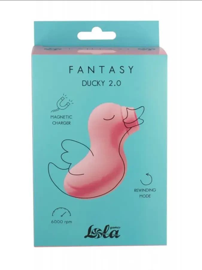 Вакуумный стимулятор Fantasy Ducky Pink — фото 4