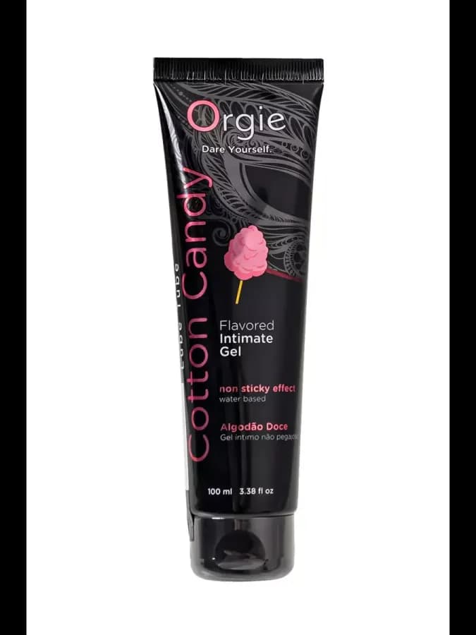Интимный гель LUBE TUBE со вкусом сахарной ваты