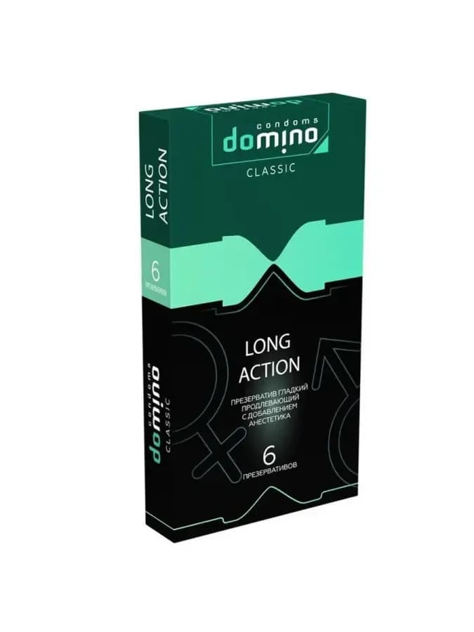 Презервативы DOMINO CLASSIC Long action с анестетиком 6 шт — фото 2