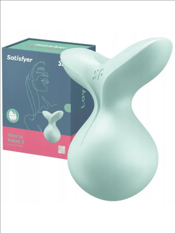 Стимулятор клитора Satisfyer Viva la Vulva 3, мятный