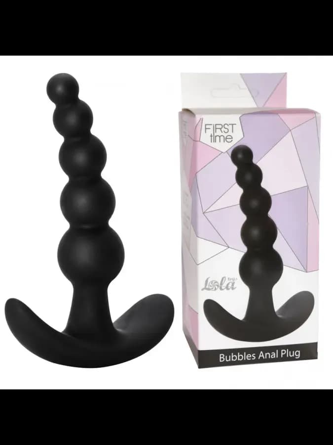 Анальная пробка Bubbles Anal Plug Black