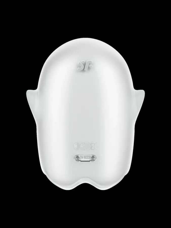 Мини-вибратор с воздушной стимуляцией Satisfyer Glowing Ghost серый (светится в темноте) — фото 3