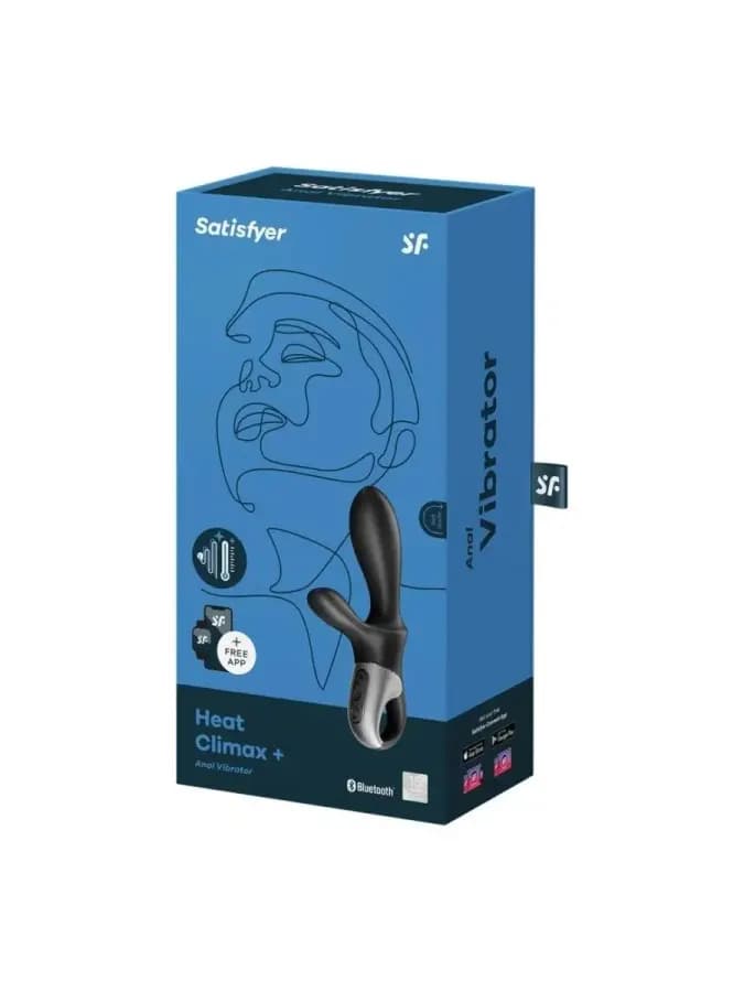 Универсальный смарт вибратор с подогревом Satisfyer Heat Climax+
