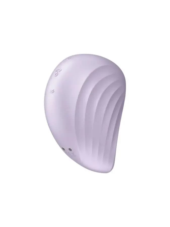 Вакуумный клиторальный стимулятор с вибрацией Pearl Diver Satisfyer сиреневый — фото 4