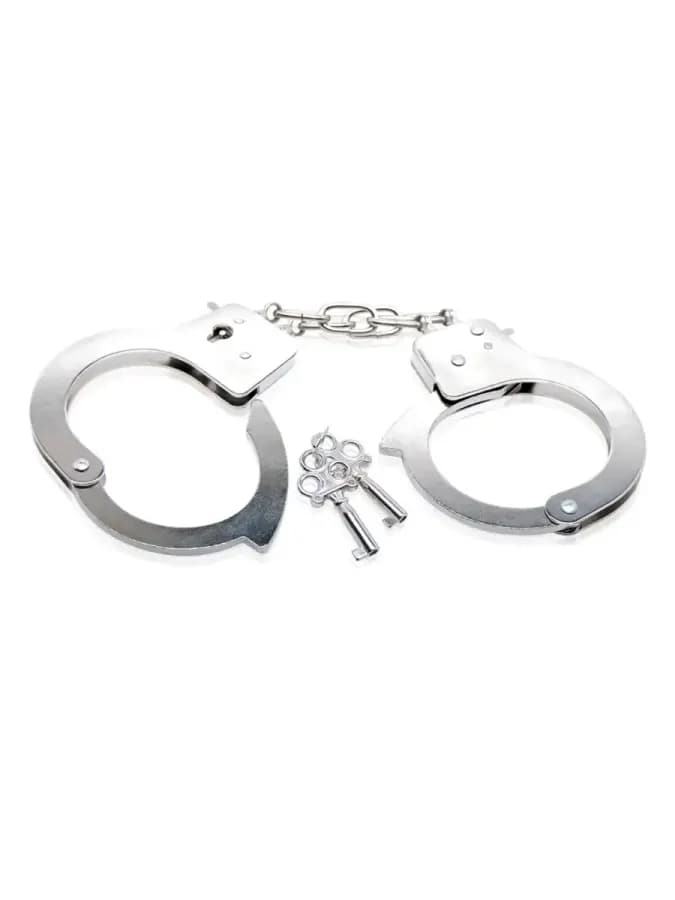 Наручники полицейские «Beginner's Metal Cuffs» с ключиками