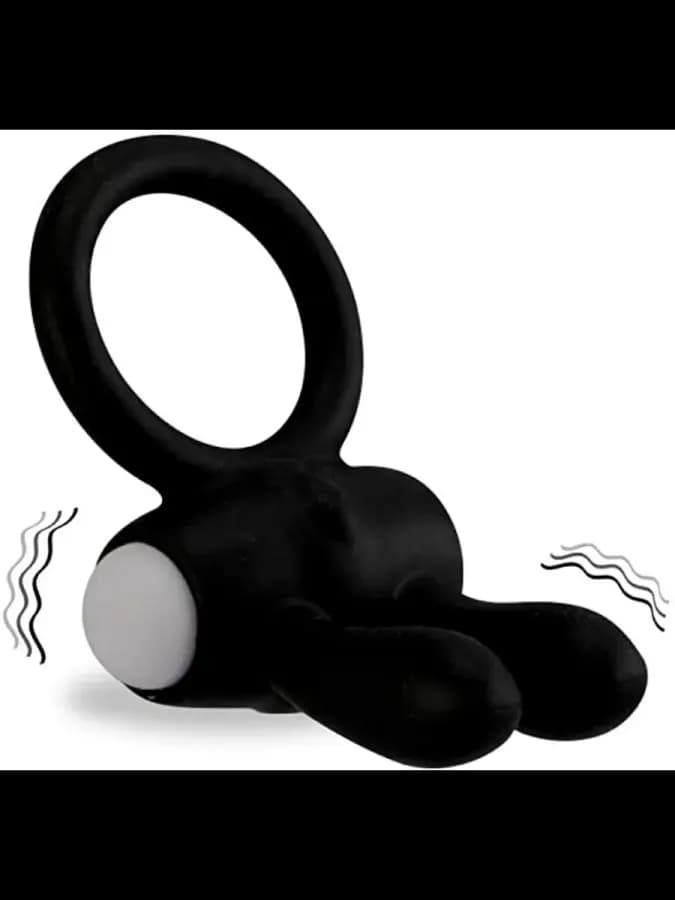 Эрекционное виброкольцо Power Rabbit clit cockring
