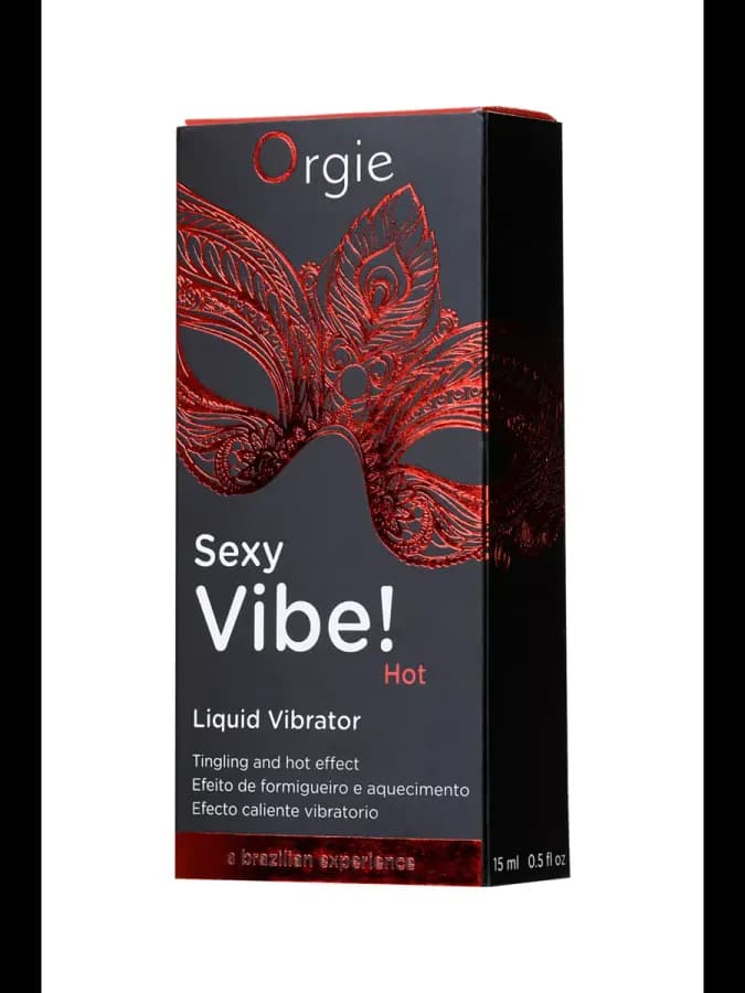 Разогревающий гель Sexy Vibe Hot с эффектом вибрации — фото 5