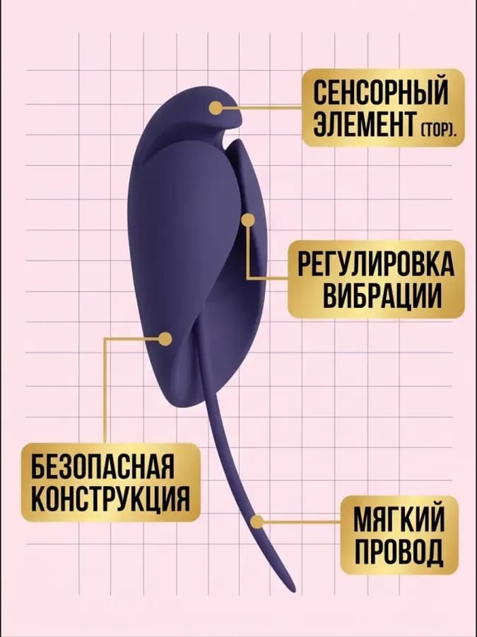 Уретральный виброрасширитель из медицинского силикона