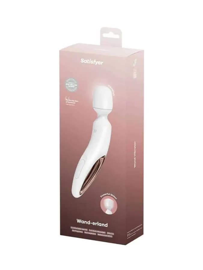 Вибромассажер Satisfyer Wand-erland белый — фото 5