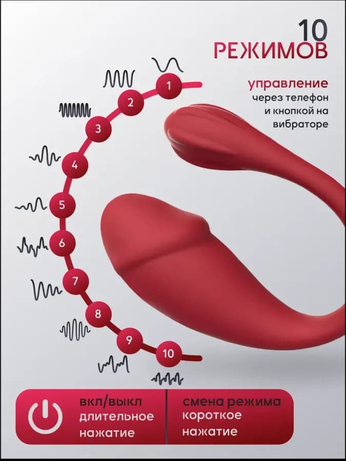 Вибратор с дистанционным управлением виброяйцо