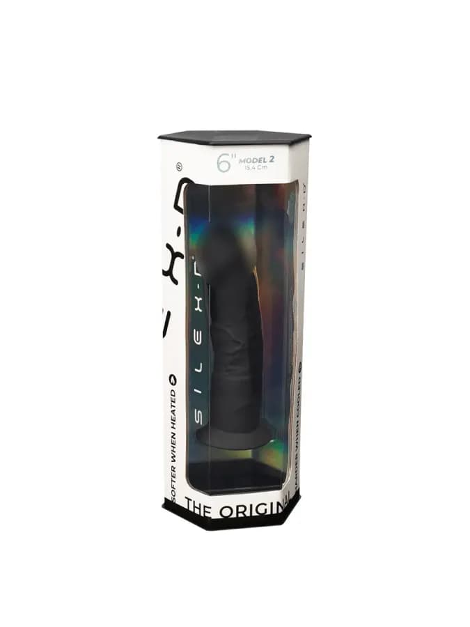 Фаллоимитатор SilexD Model 2 (15,4×3,5 см) с двойной плотностью черный