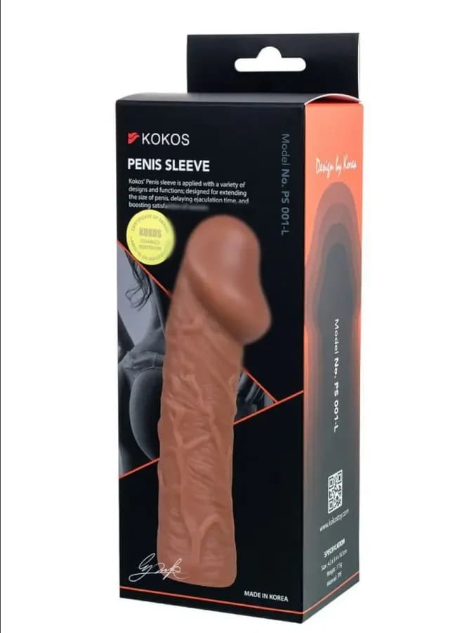 Насадка на член Kokos Penis Sleeve, 16.5 см — фото 6