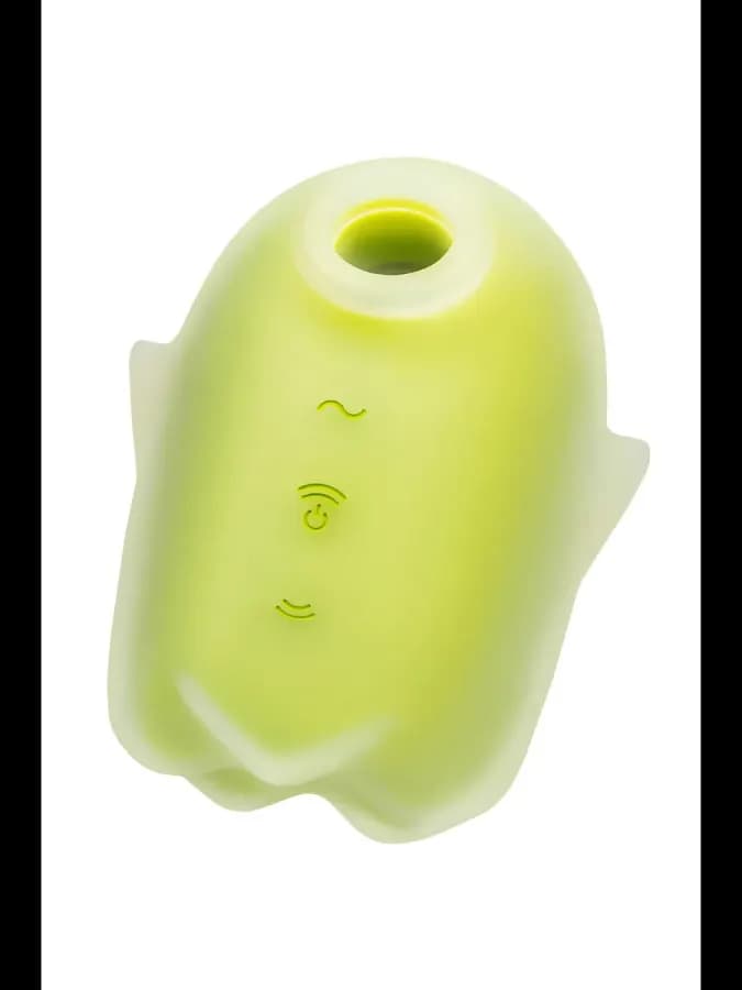 Вакуум-волновой стимулятор Glowing Ghost желтый 8,4 см — фото 2