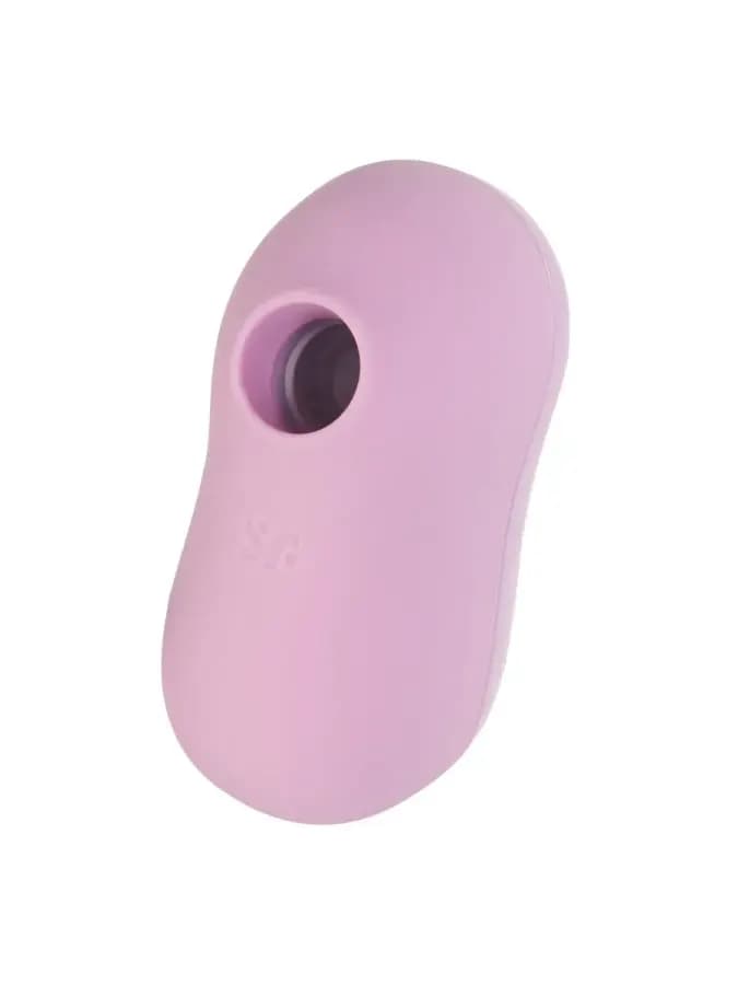 Вакуумный стимулятор клитора с вибрацией Satisfyer Cotton Candy лиловый