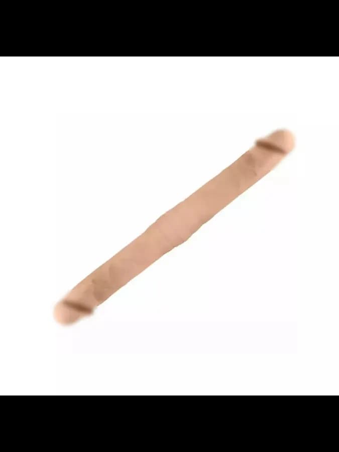 Двойной фаллоимитатор Double Dong Model 1 бежевый от SILEXD (M: 42,5* 4,4 см)