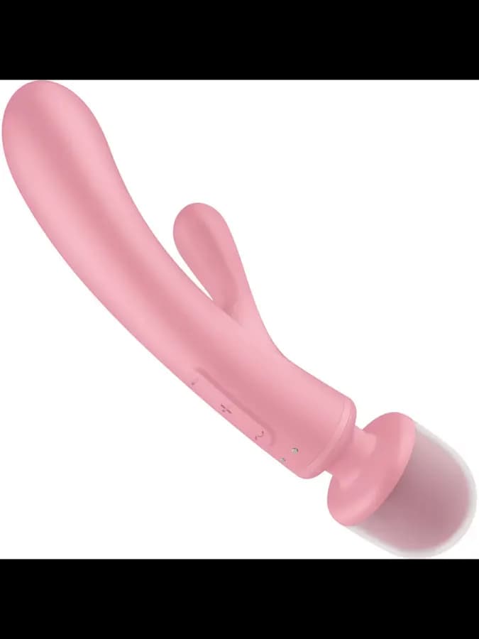Вибратор-массажер Satisfyer Triple Lover, розовый — фото 2