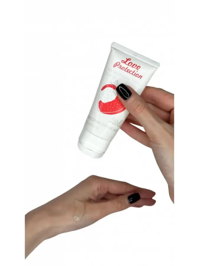 Лубрикант Love Protection Strawberry 50ml — фото 3