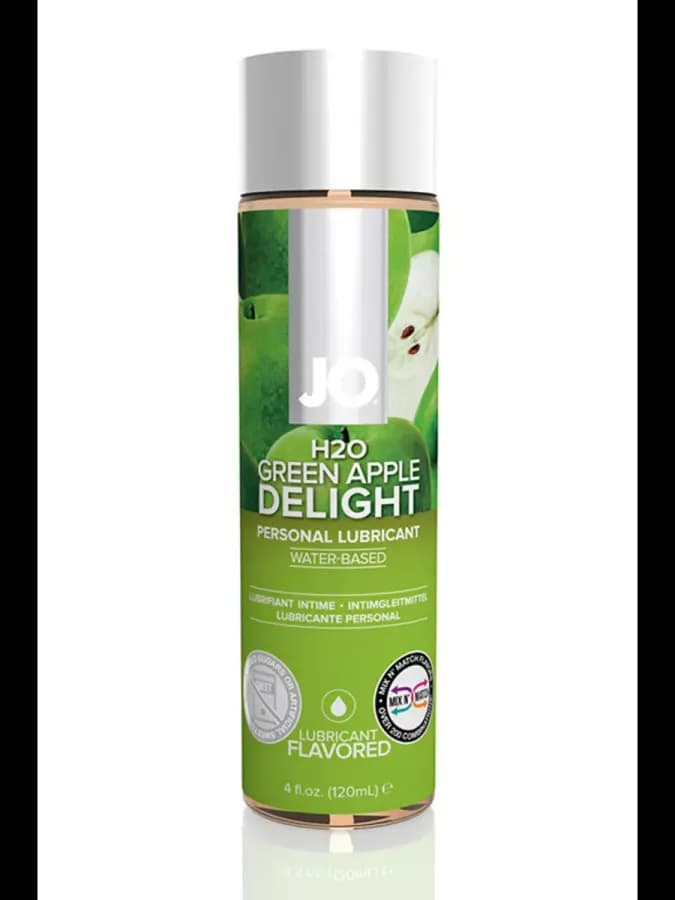 Вкусовой лубрикант JO Flavored Green Apple H2O 4oz - 120 мл