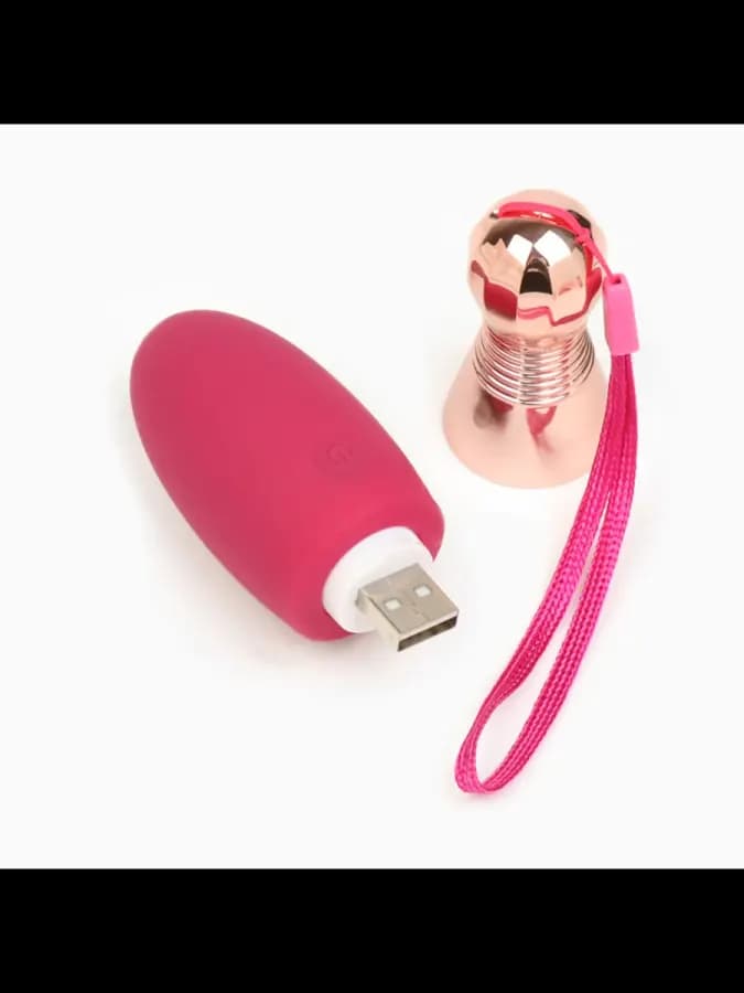 Вибратор для клитора и сосков 10 режимов USB бордовый — фото 3