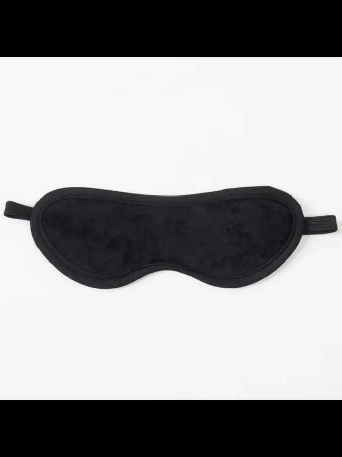БДСМ набор с белым кружевом, черный, экокожа — фото 2