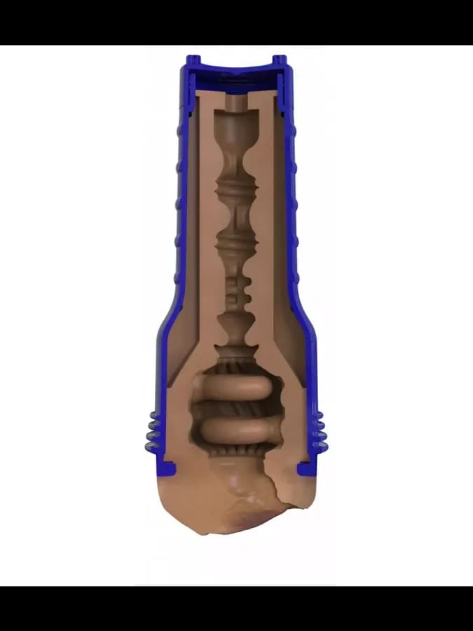 Мастурбатор реалистичный Fleshlight Boost Bang бежевый (вагина) — фото 2