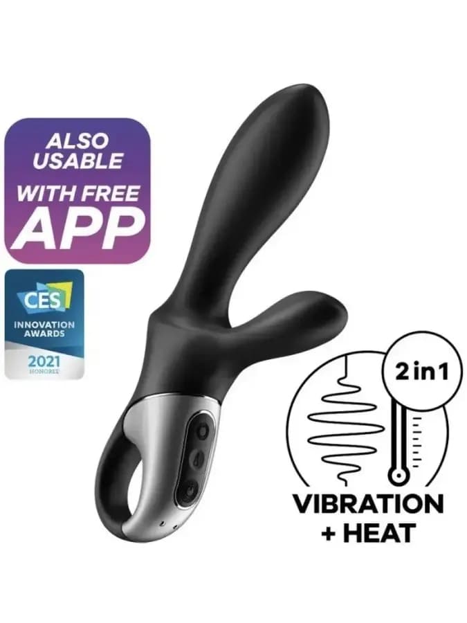Универсальный смарт вибратор с подогревом Satisfyer Heat Climax+ — фото 6