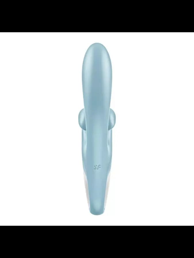 Вибратор-кролик Satisfyer Touch me, голубой — фото 4