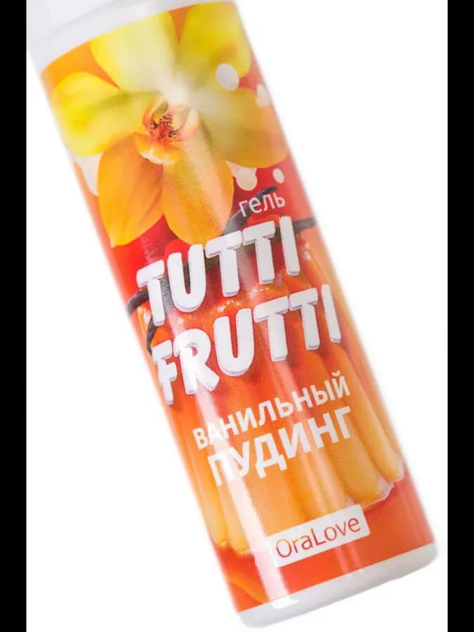 Съедобная гель-смазка Tutti-Frutti ванильный пудинг 30 гр — фото 4
