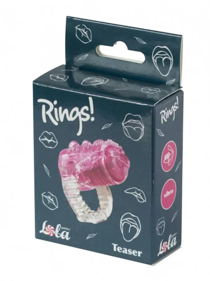 Lola Games Rings! Насадка на язык Teaser pink — фото 3