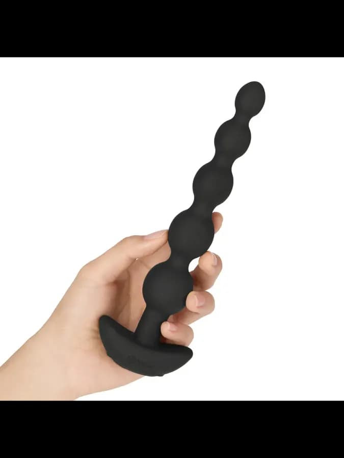 Анальные премиум-бусы с вибрацией B-Vibe Cinco Anal Beads — фото 5