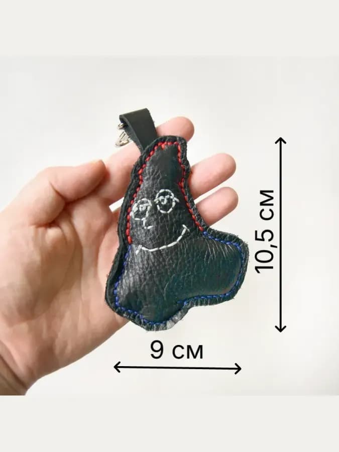 Брелок Веселый член 10,5 х 9 см