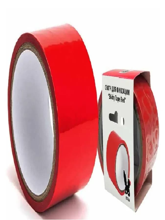 Скотч для фиксации Sticky tape Red красный