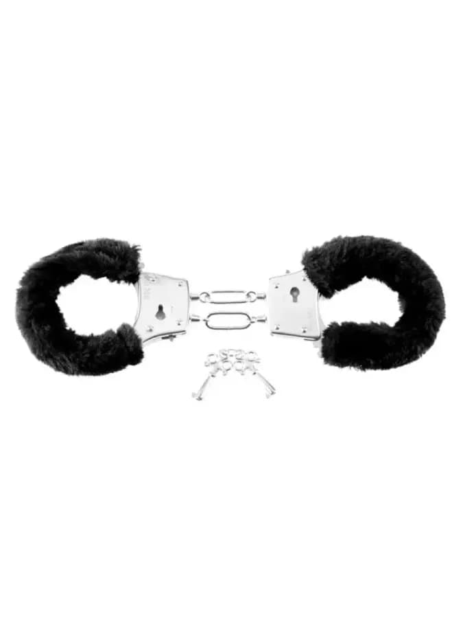 Металлические наручники с мехом Beginner's Furry Cuffs — фото 3