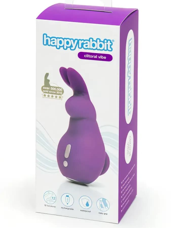 Клиторальный вибратор Happy Rabbit Mini Ears фиолетовый — фото 2