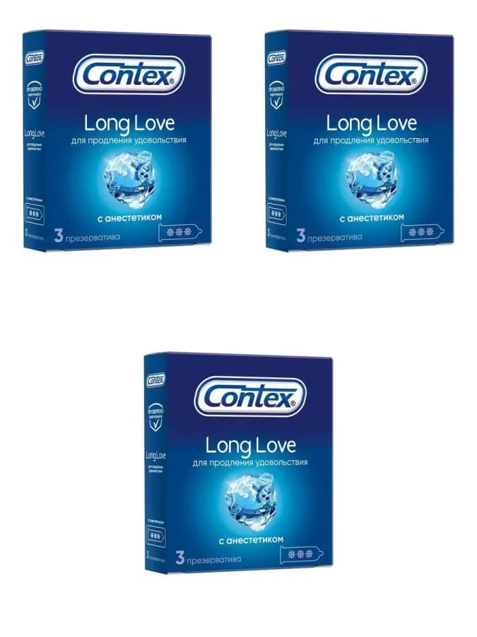 Презерватив contex long love продлев n3 3 шт