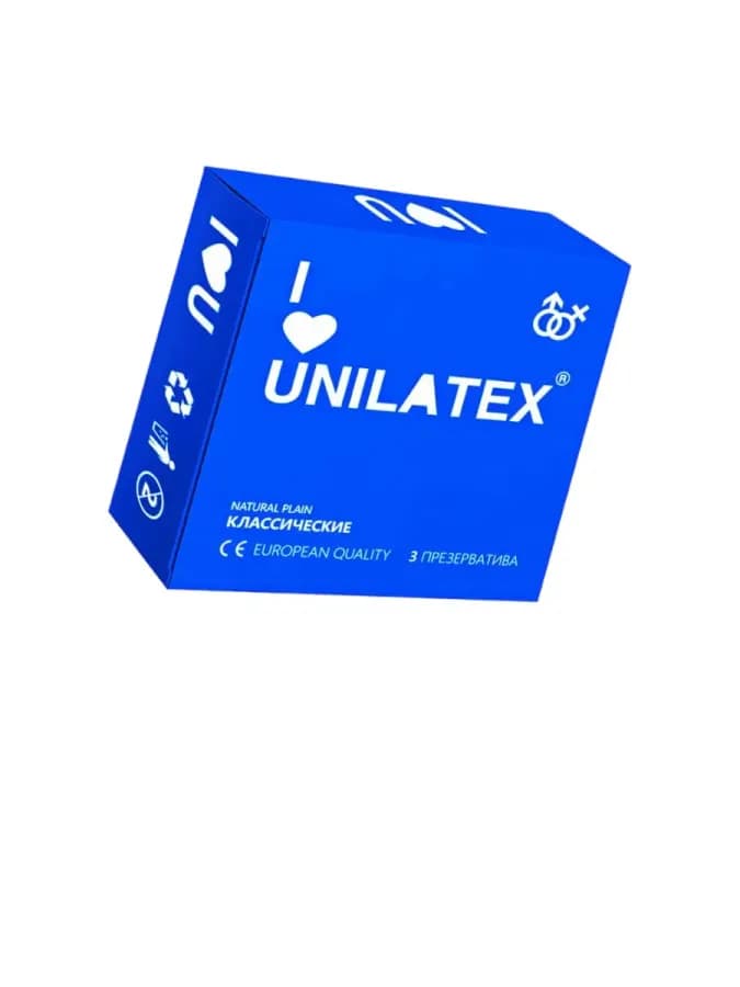 Классические презервативы Unilatex Natural Plain 3 шт