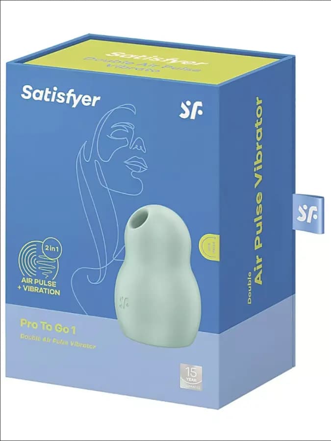 Воздушный клиторальный стимулятор с вибрацией Satisfyer Pro To Go 3, черный — фото 2