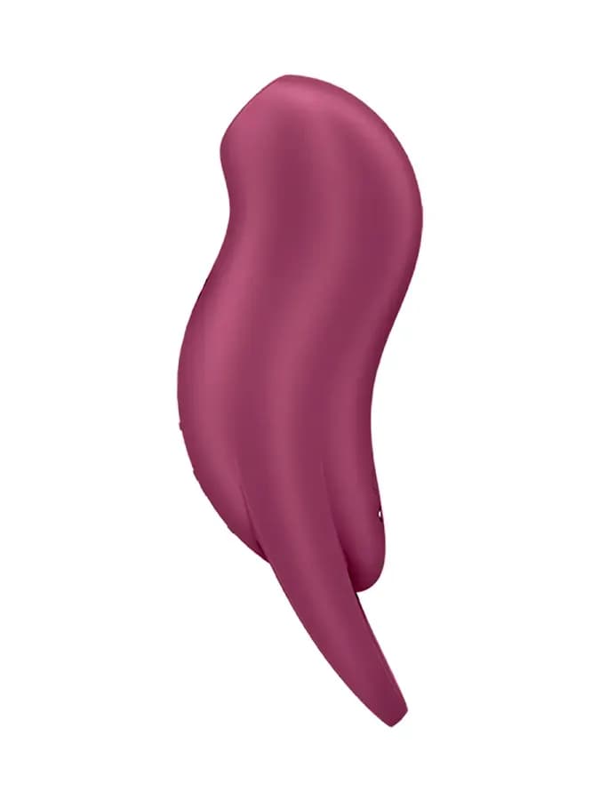 Клиторальный стимулятор с вибрацией Pocket Pro 1 от Satisfyer бордовый — фото 2