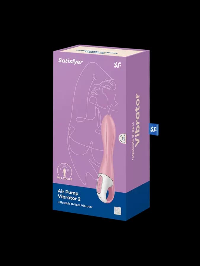 Вибратор Satisfyer Air pump 2 розовый — фото 3