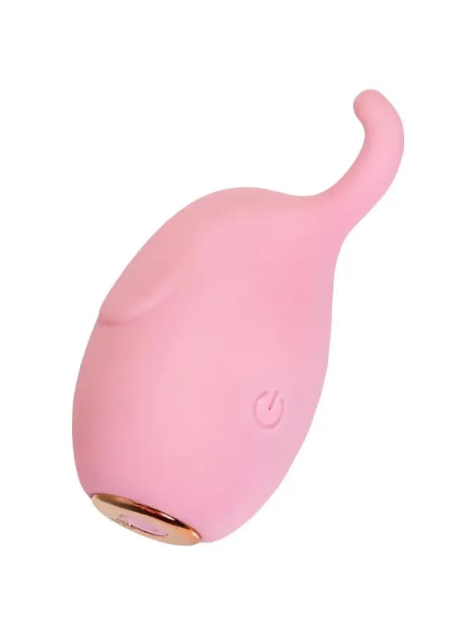 Вибратор Mr.Elephant из силикона розовый 7,5 см