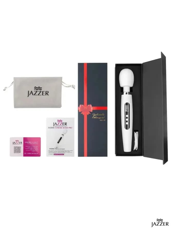 Мощный вибратор для клитора Jazzer WAND PRO, стимулятор