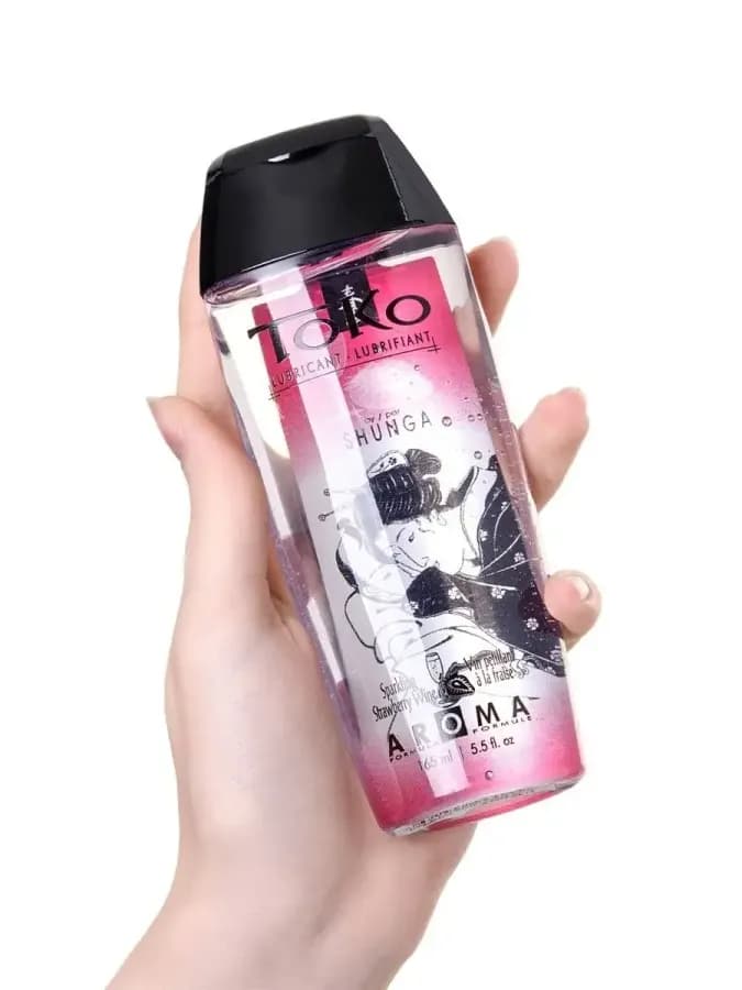 Лубрикант TOKO AROMA "Клубника и шампанское" 165мл — фото 3