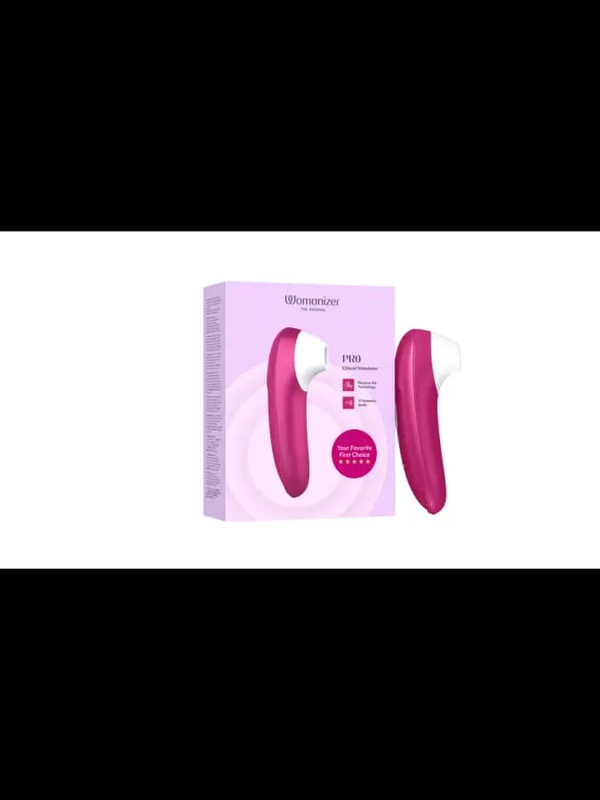Бесконтактный клиторальный стимулятор Womanizer Pro розовый
