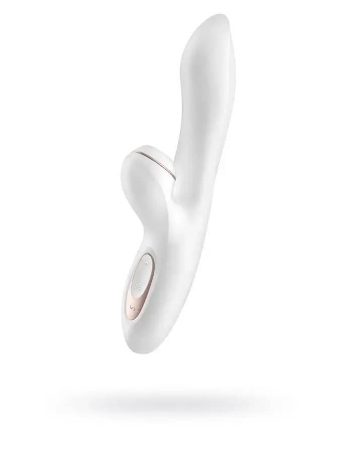 Вакуум-волновой стимулятор клитора Pro+ G-Spot белый 22 см — фото 2