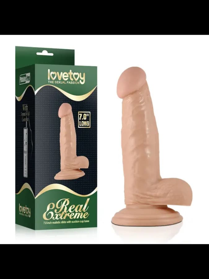 Фаллоимитатор на присоске Lovetoy Real Extreme (17,5*3,7) — фото 2