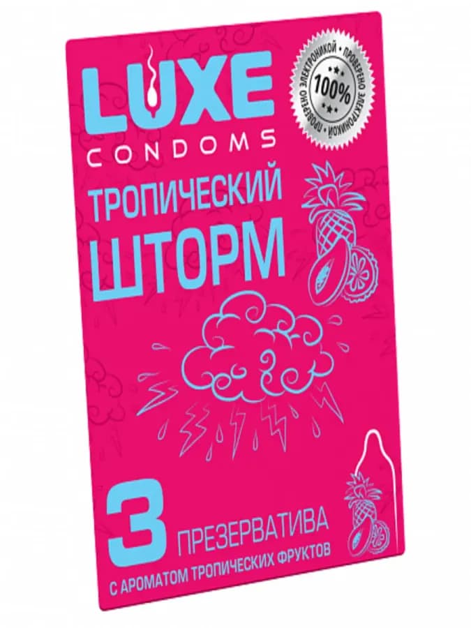 Презервативы Luxe конверт Тропический шторм манго 18 см — фото 5