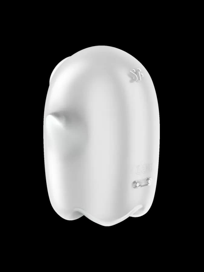 Мини-вибратор с воздушной стимуляцией Satisfyer Glowing Ghost серый (светится в темноте) — фото 4