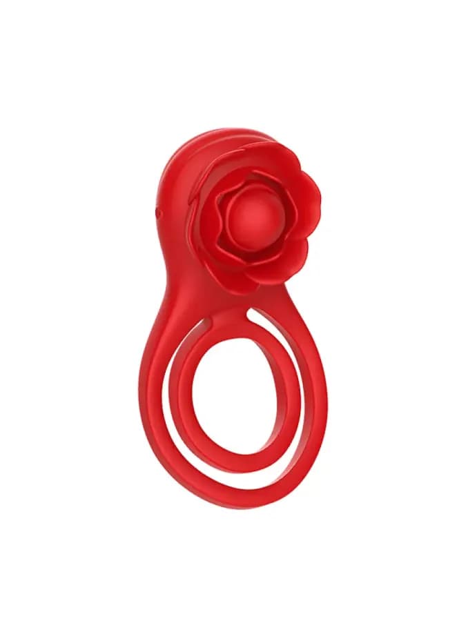 Эрекционное кольцо с вибрацией Rose Lock Essence Ring