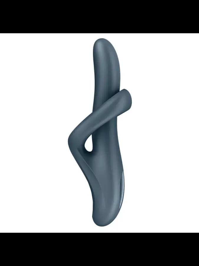 Вибратор с ротацией Satisfyer Heat Flex 4 серый (c подогревом)